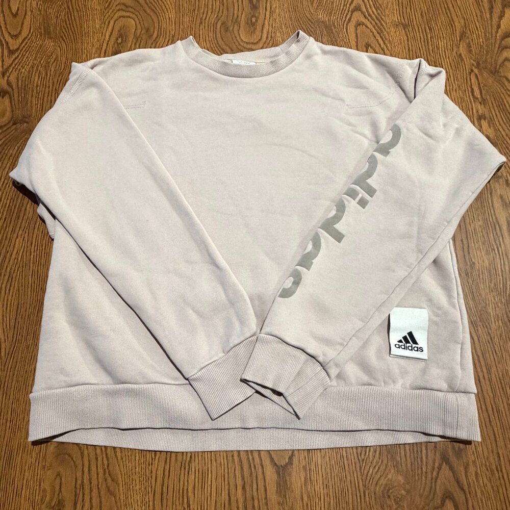 Adidas Light Tan Fleece Sweatshirt